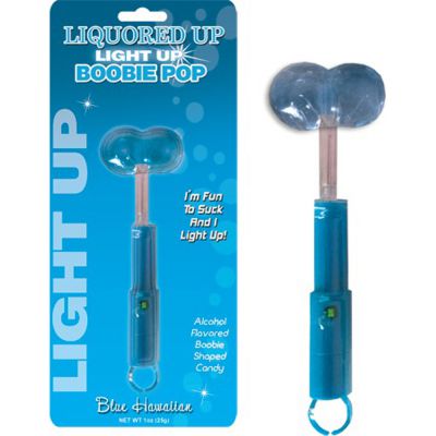 Light Up Boobie Pops Blue Raspberry