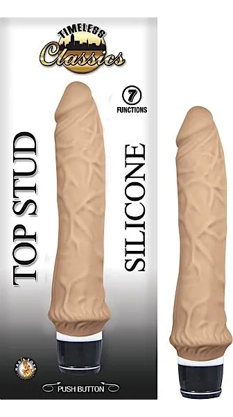 Timeless Classics Top Stud Silicone Vibrator Beige — image 5 of 6