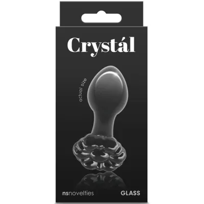 Flower Glass Butt Plug