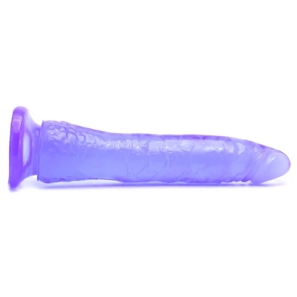 Basix Rubber Works - Slim 7 Inch With Suction Cup - Purple