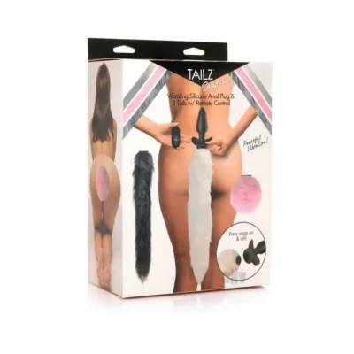 Tailz Vibe Plug And 3 Tails W remote Set