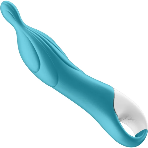Satisfyer A-Mazing 2 Rechargeable Waterproof 12-Function A-Spot Vibrator - Turquoise
