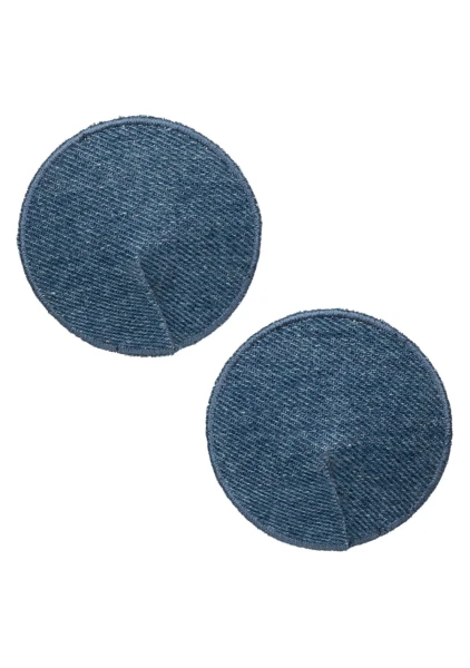 Ride 'em Premium Denim Collection Round Pasties
