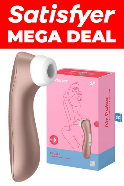 Satisfyer Pro 2 with Vibration 6.5" Rechargeable Silicone Clitoral Stimulator