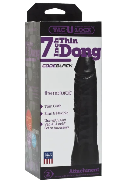 Vac-U-Lock 7 inch Thin Dong Natrl CODEBLACK