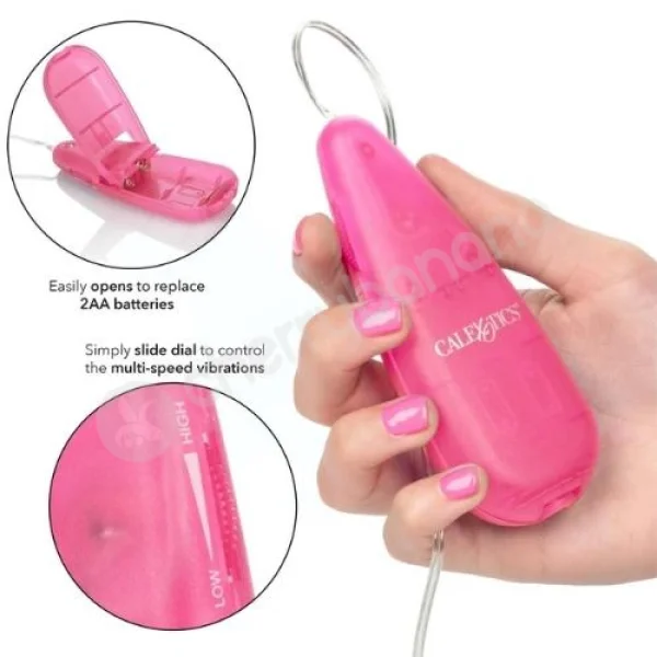 Calexotics Clit Kisser Pink Lips & Tongue Clitoris Vibrating Stimulator