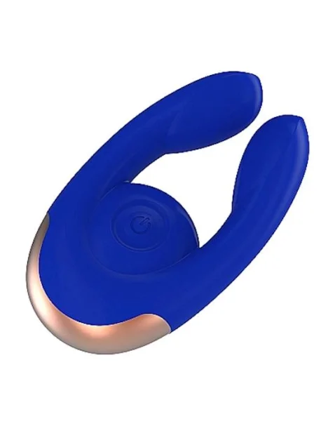 Dual Motor Clitoral Stimulator - Fancy   - Blue