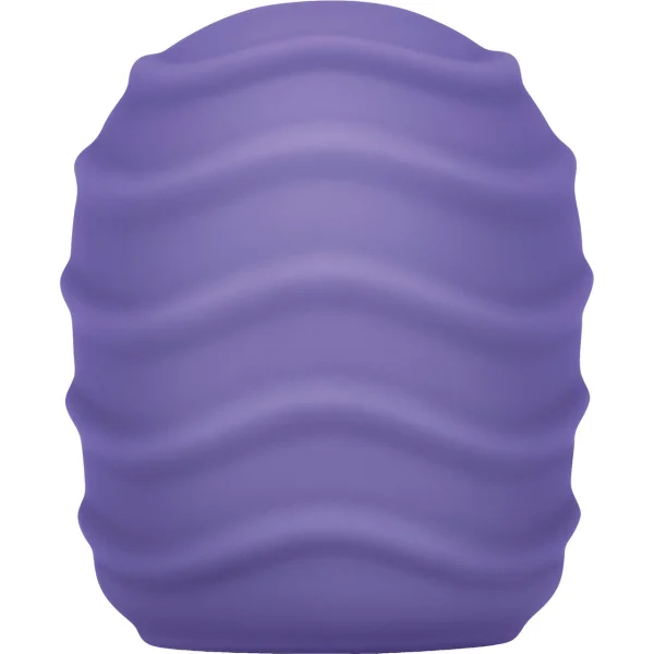 Le Wand Petite Silicone Texture Covers Violet Pack Of 2