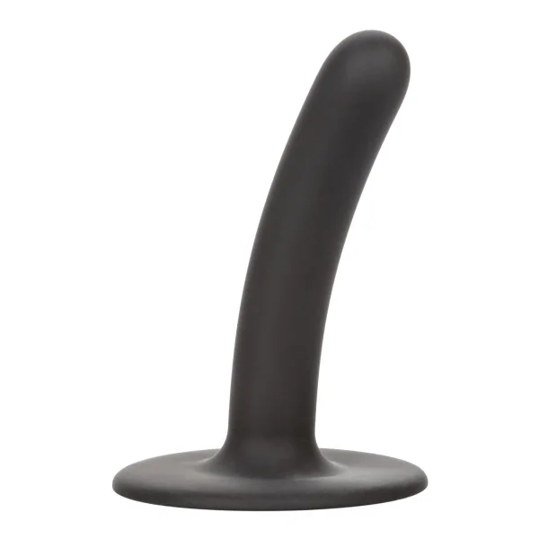 Boundless 4.5" Slim Silicone Suction Cup Dildo By CalExotics - Black