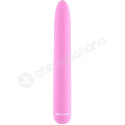 Evolved Carnation Slim Smooth Classic Vibrator
