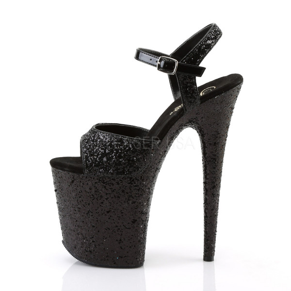 8 inches Heel, 4 inches PF Glitter Ankle Strap Sandal — image 23 of 25