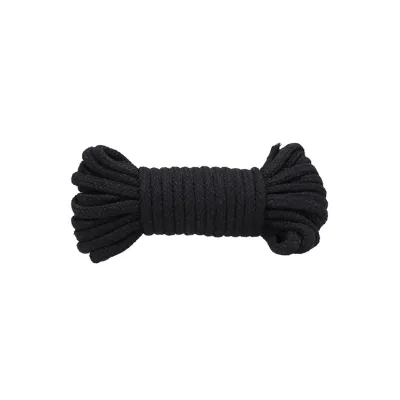 Doc Johnson Black Cotton Rope In A Bag 32 9 75m