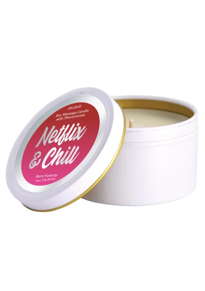 Jelique Netflix & Chill Berry Yummy Massage Candle