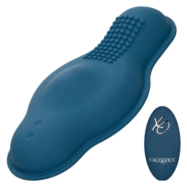 Dual Rider Bump & Grind Silicone Rechargeable Grinding Vibrator With Remote By CalExotics