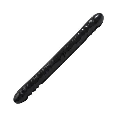 Double Header Dong 18 Inch Veined Black 18 Inch