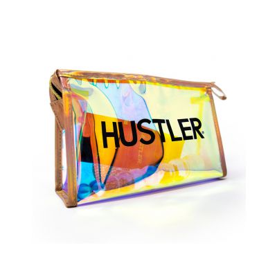 HUSTLER R Iridescent Cosmetic Bag