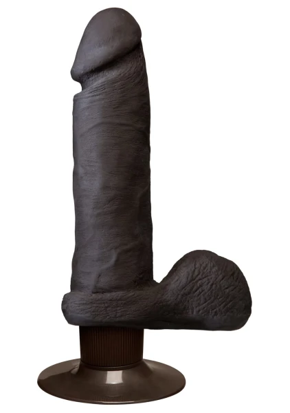 Realistic Cock - UR3 Ultraskyn Vibrating 8 inch Black