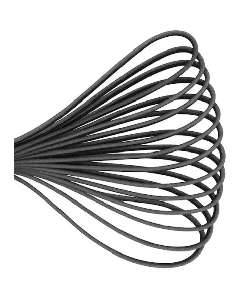 Wooden Handle Belt Whip Flogger   - Black - One Size