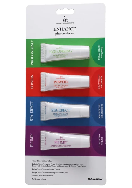 Intimate Enhancements Enhance Pleasure 4 Pack