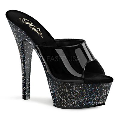 6 inches Heel 1 3 4 inches PF Slide w Mini Glitters