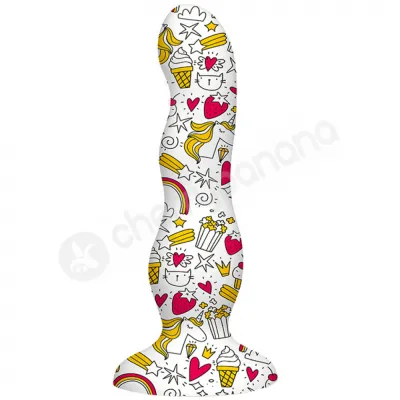 Cupcakes Unicorns 7 Curved Dildo