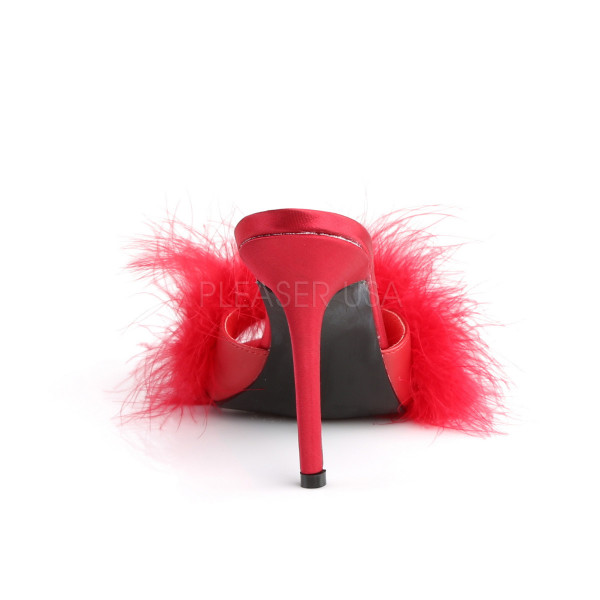 4 inches Heel Marabou Slipper — image 8 of 16