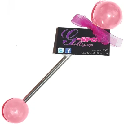 G Spot Lollipop Double Pop Medium Large Pretty In Pink