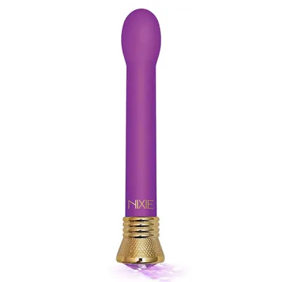 Nixie Mystic Wave Jewel Inlaid Satin Finish Bulb G Spor Vibrator