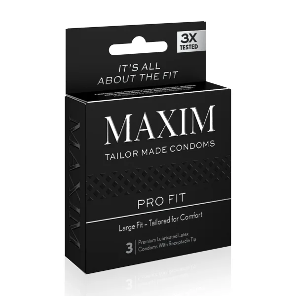 MAXIM Pro Fit Condoms - 3PK