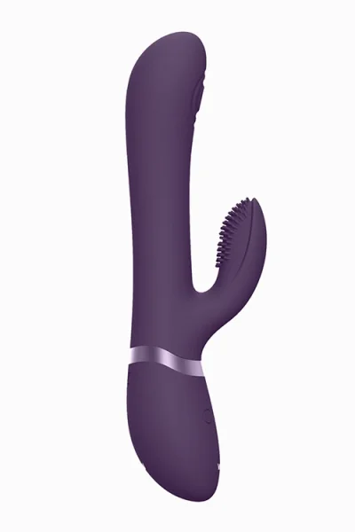 Shots Toys 8.8" Etsu Thumping & Vibrating Rabbit with Interchangeable Clitoral Sleeves