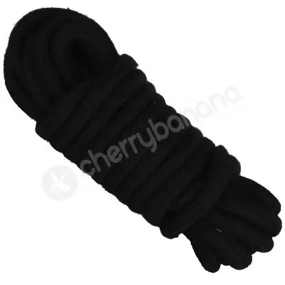 Cherry Banana Dare Black Bondage Rope Cotton 5m