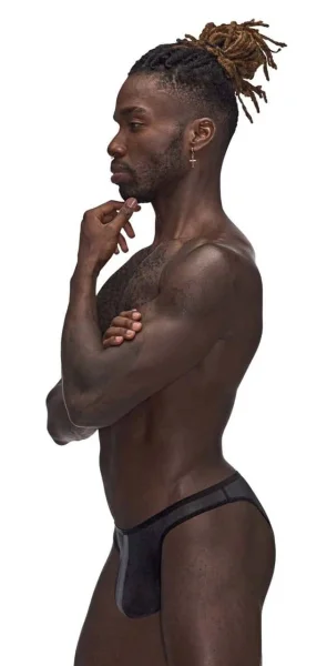 Landing Strip Bikini Brief - Medium - Black
