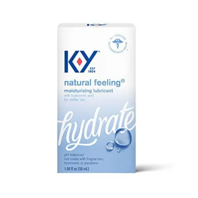 K Y Natural Feeling Lube With Hyaluronic Acid 1 69 Fl Oz 50 ml
