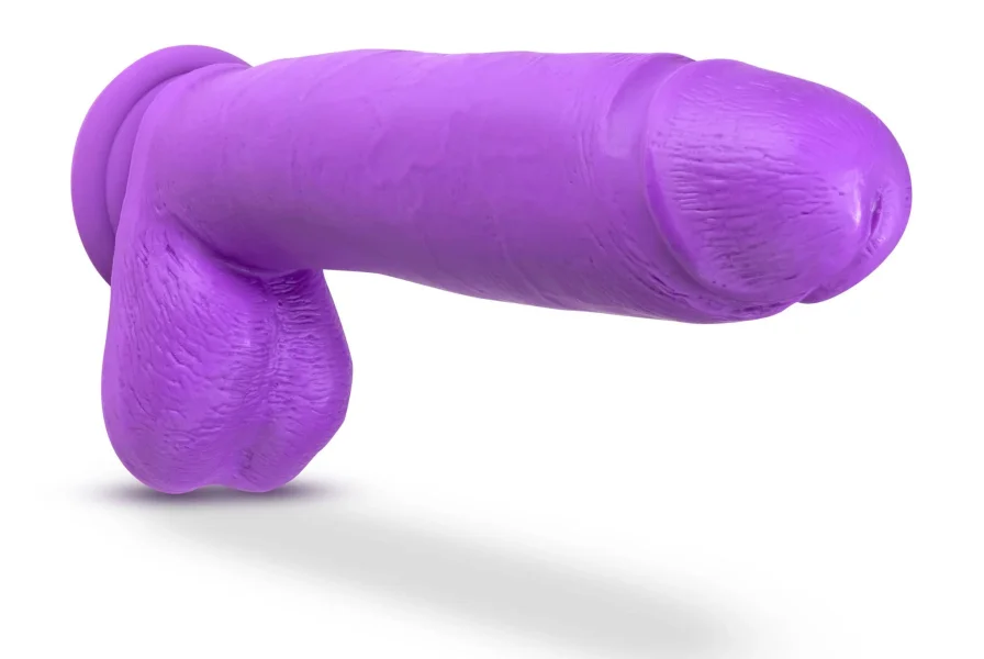 Neo - 10 Inch Dual Density Dildo - Neon Purple