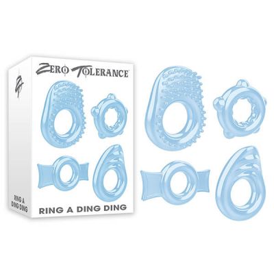 Ring A Ding Ding Cock Rings Set x4