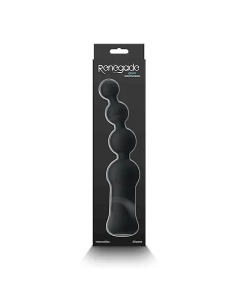Renegade Quad Vibrating Anal Beads - 9.8 Inch