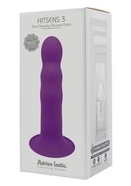 Colours Dual Density 8 Inch Silicone Suction Cup Dildo - Chocolate