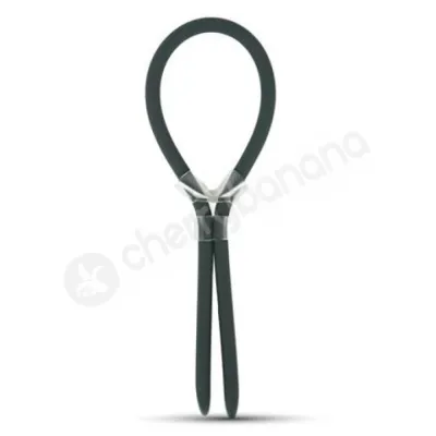 Hombre Comfort Fit Black Adjustable Cock Ring