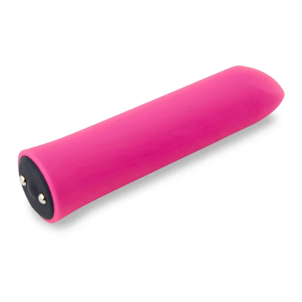 Iconic 20 Function Rechargeable Silicone Waterproof Bullet Vibrator By Nu Sensuelle - Deep Pink