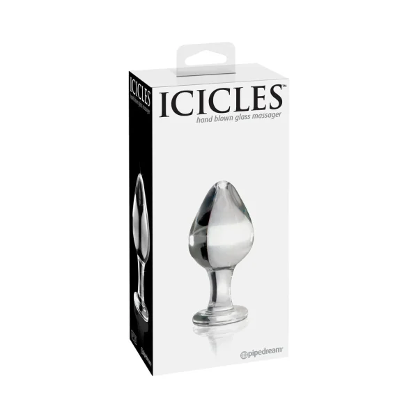Icicles No 25 Glass Anal Plug Clear — image 9 of 12