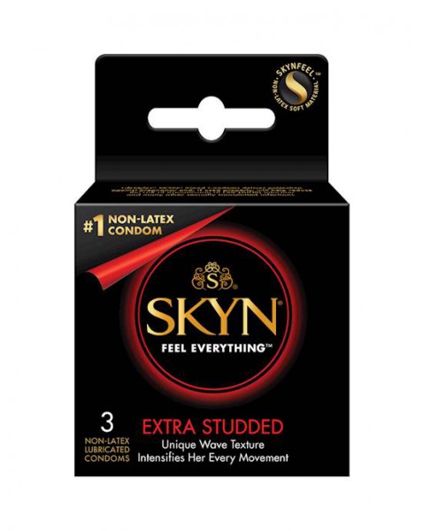 Lifestyles Skyn Extra Studded Condoms 3 Pack - 3