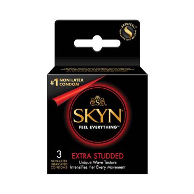 Lifestyles Skyn Extra Studded Condoms 3 Pack 3