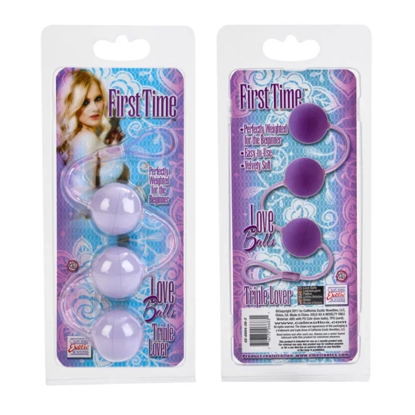 First Time Love Balls Triple Lovers - Purple