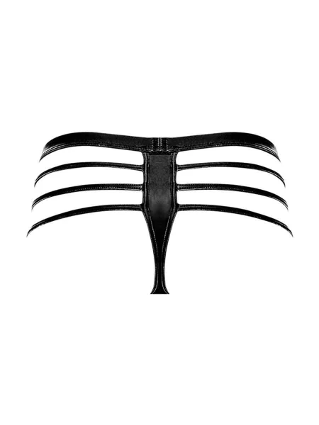 Cage Matte Cage Thong - S- M - Black