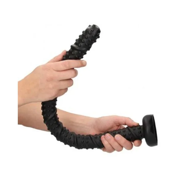 Ouch! Ass Textured Snake Dildo 21 In. Black — image 4 of 7