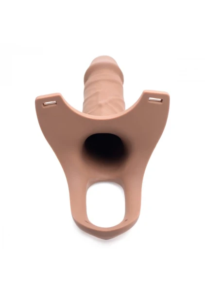 Hollow Silicone Dildo Strap-On