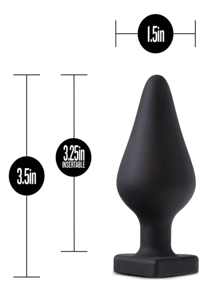 Blush Temptasia Spank Me Silicone Heart Butt Plug