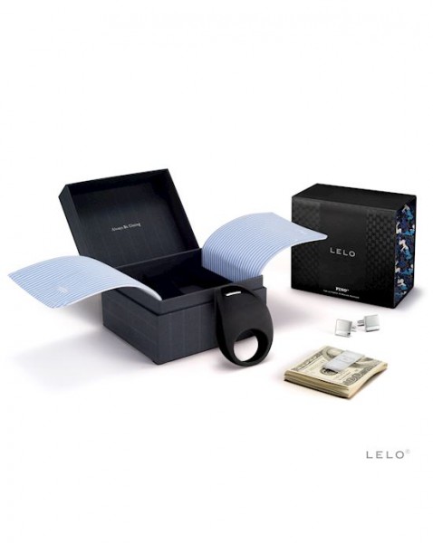Lelo Pino Mens Vibrating Cock Ring Pleasure Kit 