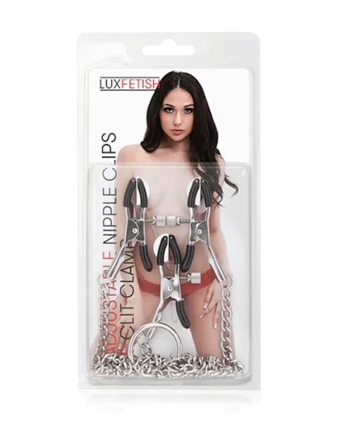 Adjustable Nipple Clamp And Clit Clamp
