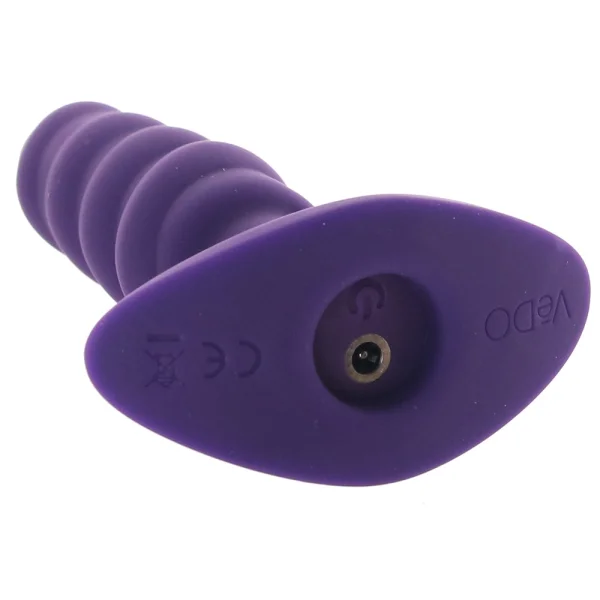 VeDO Twist Plug VIbrating Butt Plug - Purple